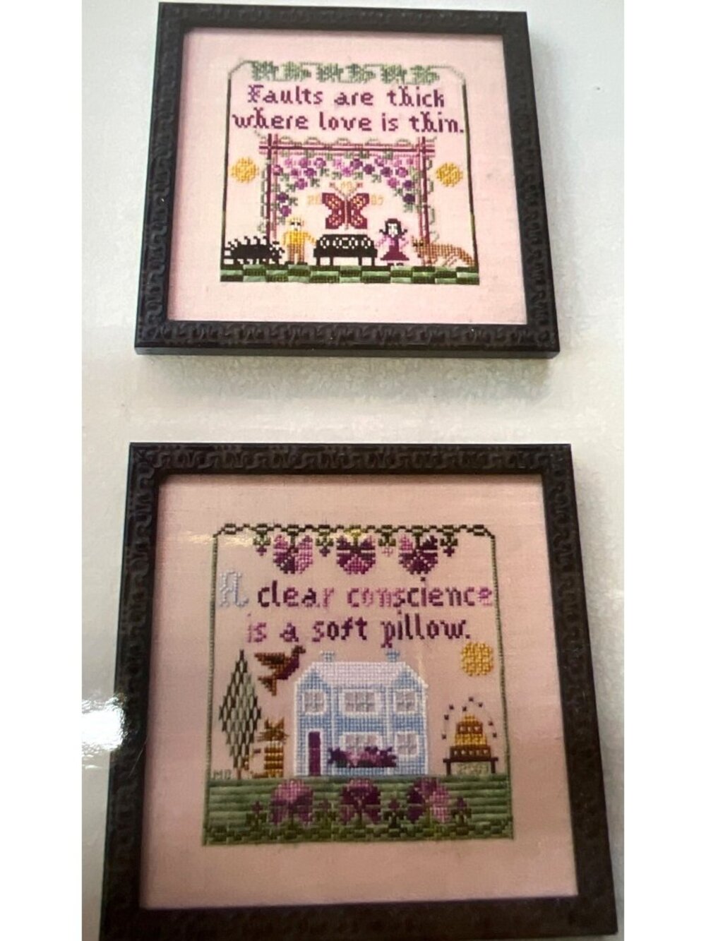 The Workbasket "The Last Pithies" Cross-Stitch Pattern 2 Design